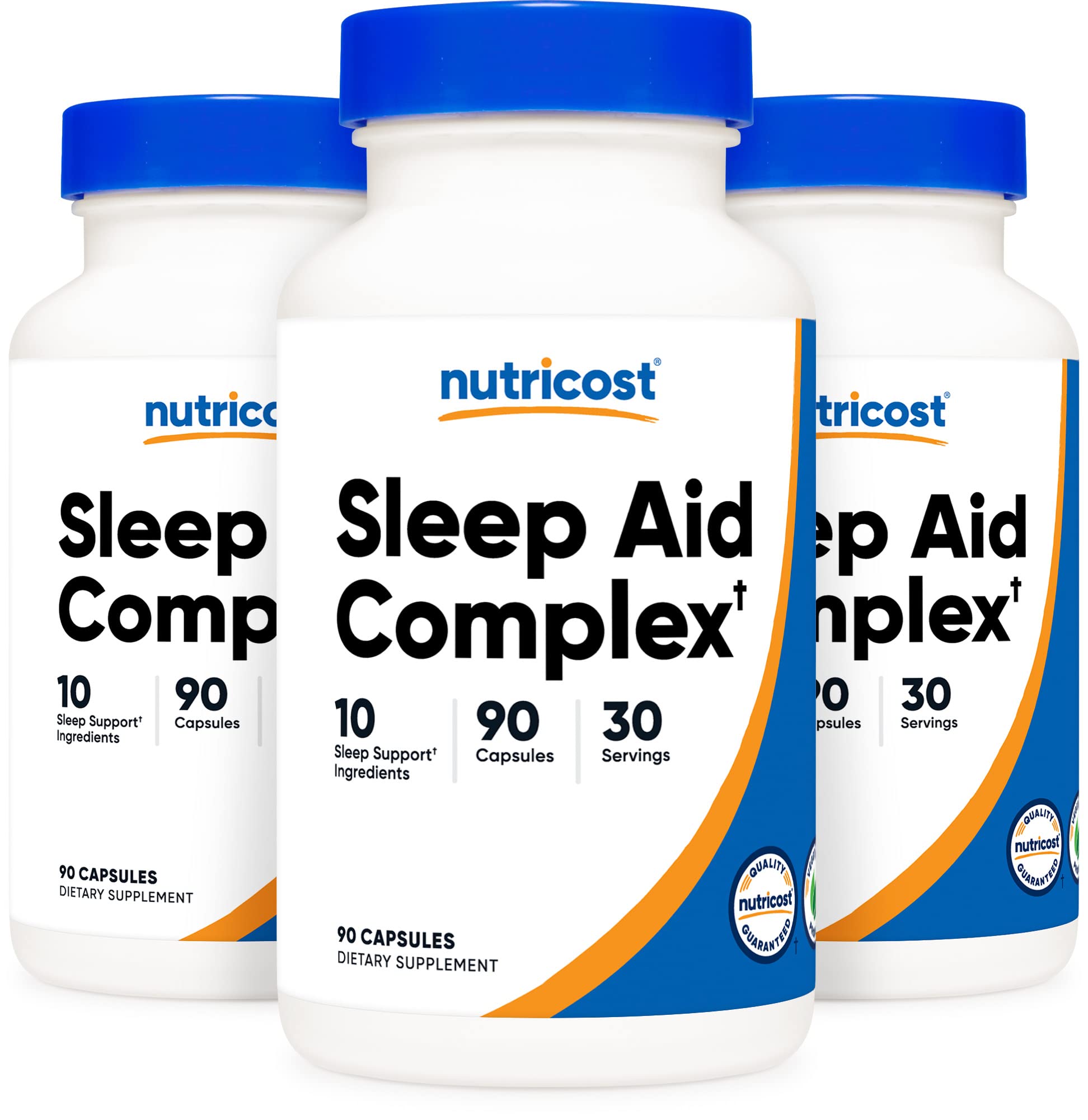 Nutricost Sleep Aid Complex (1330mg Serving) (90 Caps) (3 Pack)