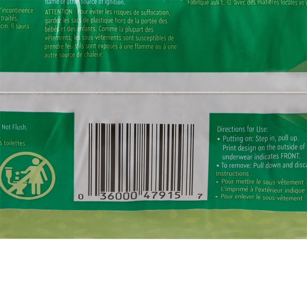 Depend Fit-Flex Underwear for Women Small Maximum Absorbency - 2 Packs of 19 ct