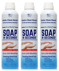 Rock Doctor Foaming Hand Soap In Seconds, 3 Pack, Spray Bottle Dispenser, Fresh Scent, No Rinse Alcohol Free Sanitizer, Gentle o