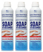 Rock Doctor Foaming Hand Soap In Seconds, 3 Pack, Spray Bottle Dispenser, Fresh Scent, No Rinse Alcohol Free Sanitizer, Gentle o