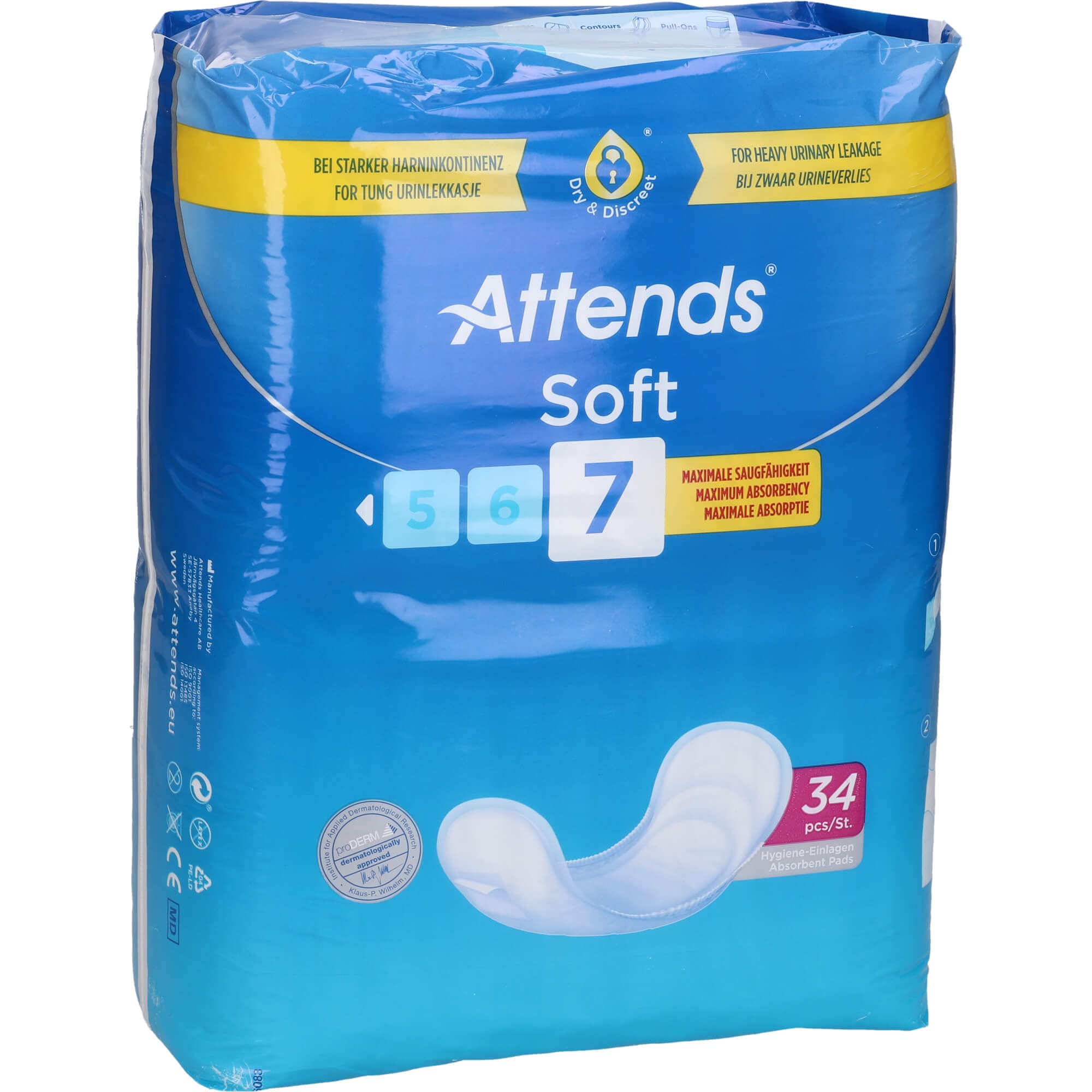 Attends Soft 7 Pads 34 Pack