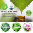 Mosquito Repellent Stickers 240 Pcs Natural Mosquito Patches for Kids and Adults with 5 Pack Individually Wrapped Mosquito Repel