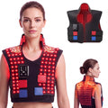 Cordless Red Light Therapy Neck & Shoulder Wrap, 5000mAh Rechargeable