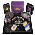 Veogliow Witchcraft Supplies Kit 79 PCS  Witchcraft Supplies Chakra Healing Crystals Potion Bottles and Dried Herbs  Witchy Gi