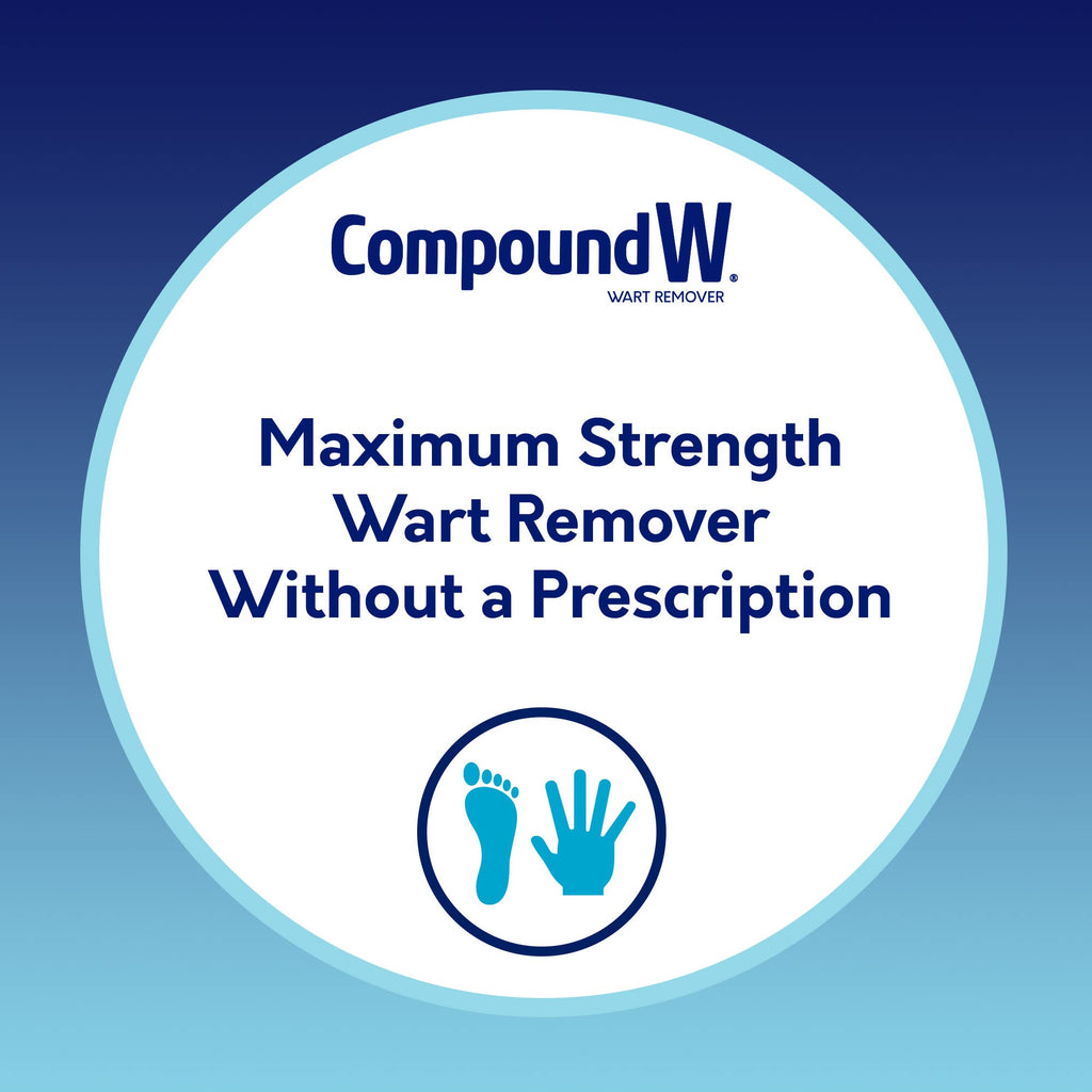 Compound W Maximum Strength Fast Acting Gel Wart Remover, 0.25 oz