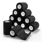 Self Adhesive Bandage Wrap(12 Pack, 3 Inch x 5 Yards), First Aid Medical Cohesive Bandage Tape, Breathable Elastic Sports Athlet
