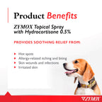 Zymox (OTC) Spray w/Hydrocortisone 0.5% , 2 Fl. Oz (Pack of 1)