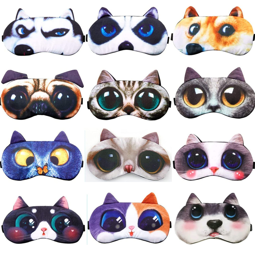 HXINFU Funny Sleep Mask Eyes Cover for Sleep for Kids Sleeping Mask On Travel