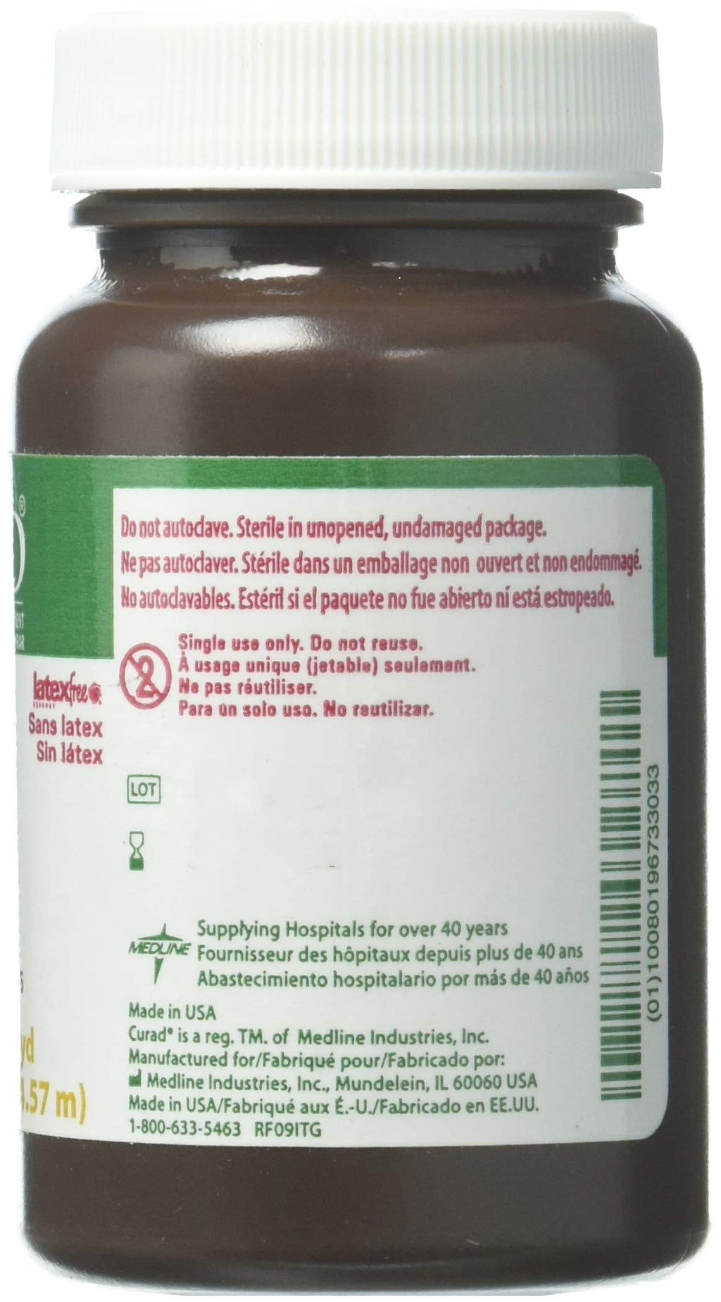 CURAD Sterile Iodoform Packing Strips.