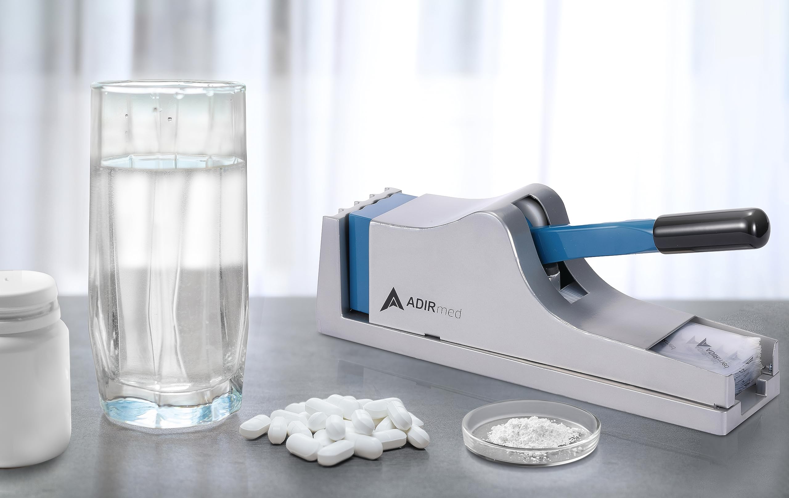 Adirmed Pill Crusher, Medical Grade Pill Crushers for Elderly, Crush to Fine Powder, Pill Smasher Compatible with Pill Crusher P