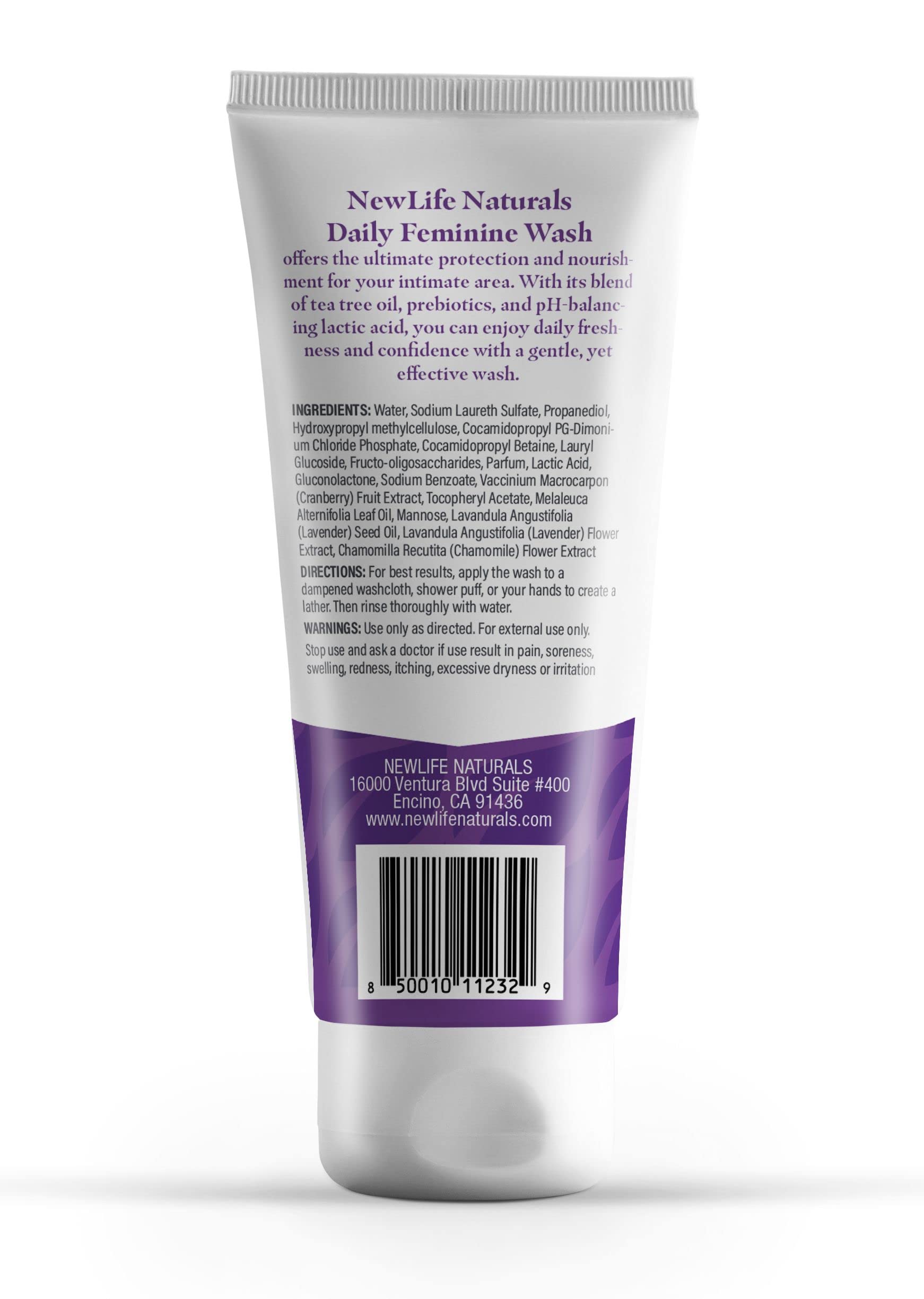 NewLife Naturals Daily Feminine Wash for pH Balance and Odor Control for Feminine Hygiene Intimate Wash for Women - With Prebiot