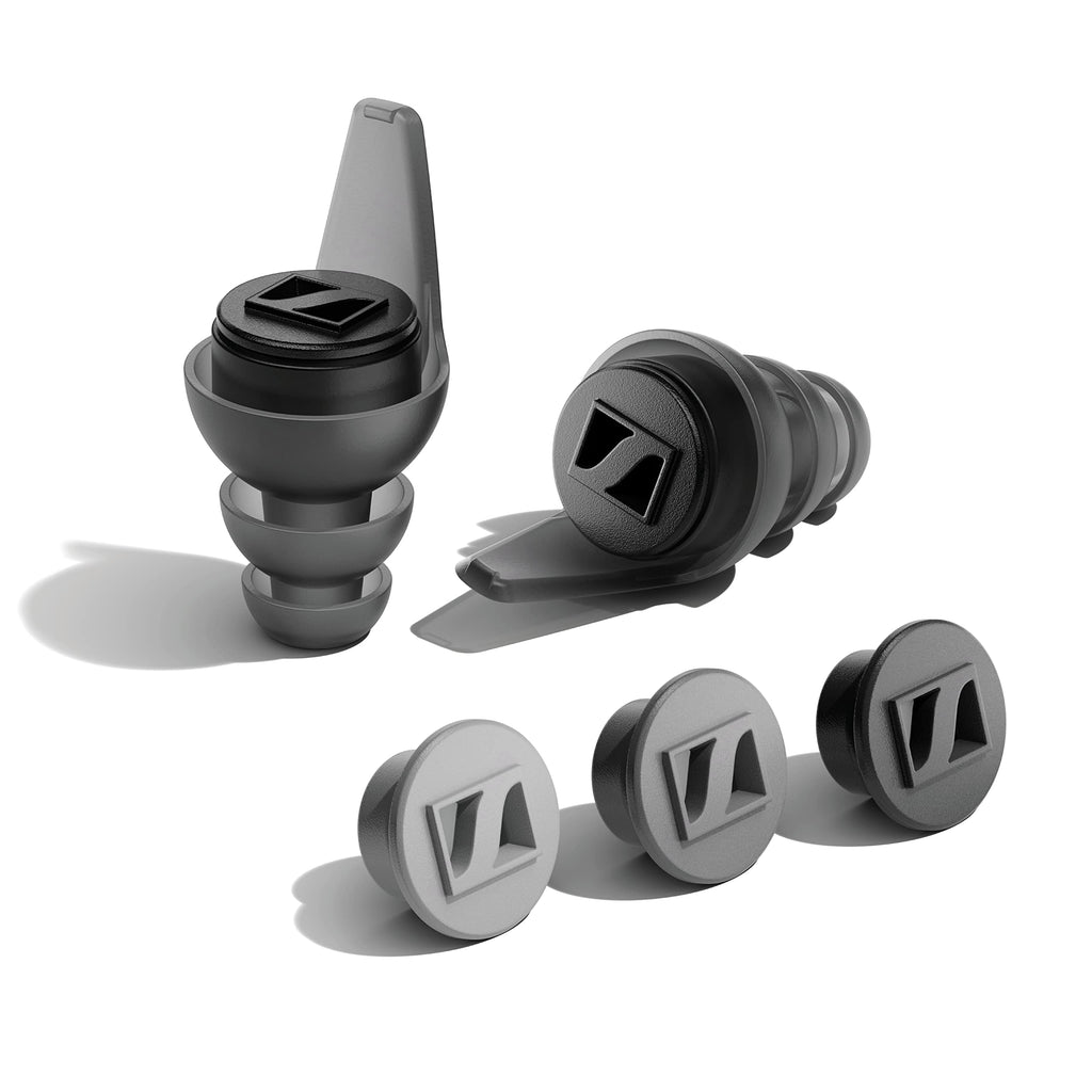 Sennheiser Consumer Audio SoundProtex Plus Earplugs - Reusable Hearing Protection with 4 Interchangeable Filters - High Fidelity
