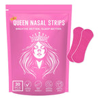 Queen Nasal Strips (30 Pack) Sleep Better - Helps with Snoring, Nasal Congestion & Exercise - Non-Invasive Anti Snoring Strips -