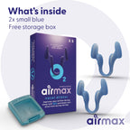 AIRMAX Nasal dilators for Sleeping - 76% More Airflow - Anti Snore Device - Breathe Freely Through The Nose - Sinus Relief, Slee