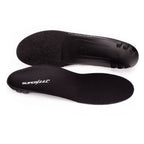 Superfeet All-Purpose Support Low Arch Insoles (Black) - Trim-to-Fit Orthotic Shoe Inserts for Thin, Tight Shoes - Professional 