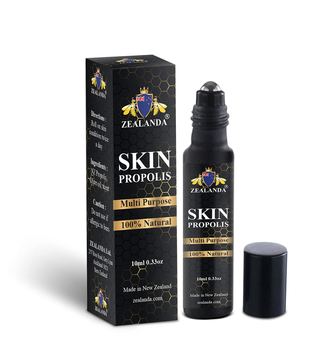 ZEALANDA Skin Propolis, Multi Purpose 100% Natural, Alcohol-Free for Acne, Pimple, Eczema, Callus, Sunspot,Skin Rash, Insect Bit