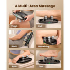 BOB AND BRAD A1 4-Head Massage Gun Deep Tissue, FSA HSA Eligible, 4 Intensity, Replaceable Massager Heads and Plate, Electric Pe