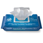 Inspire Adult Wet Wipes Adult Wash Cloths, Adult Wipes for Incontinence & Cleansing, 8x12 600 Count 12 packs of 50