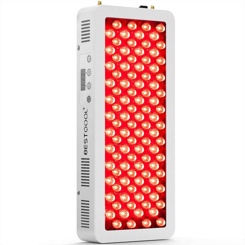 Bestqool Red Light Therapy Device for Body, Skin Near Infrared Light Therapy, 100 clinical grade Dual chip LEDs, 660nm 850nm Hig