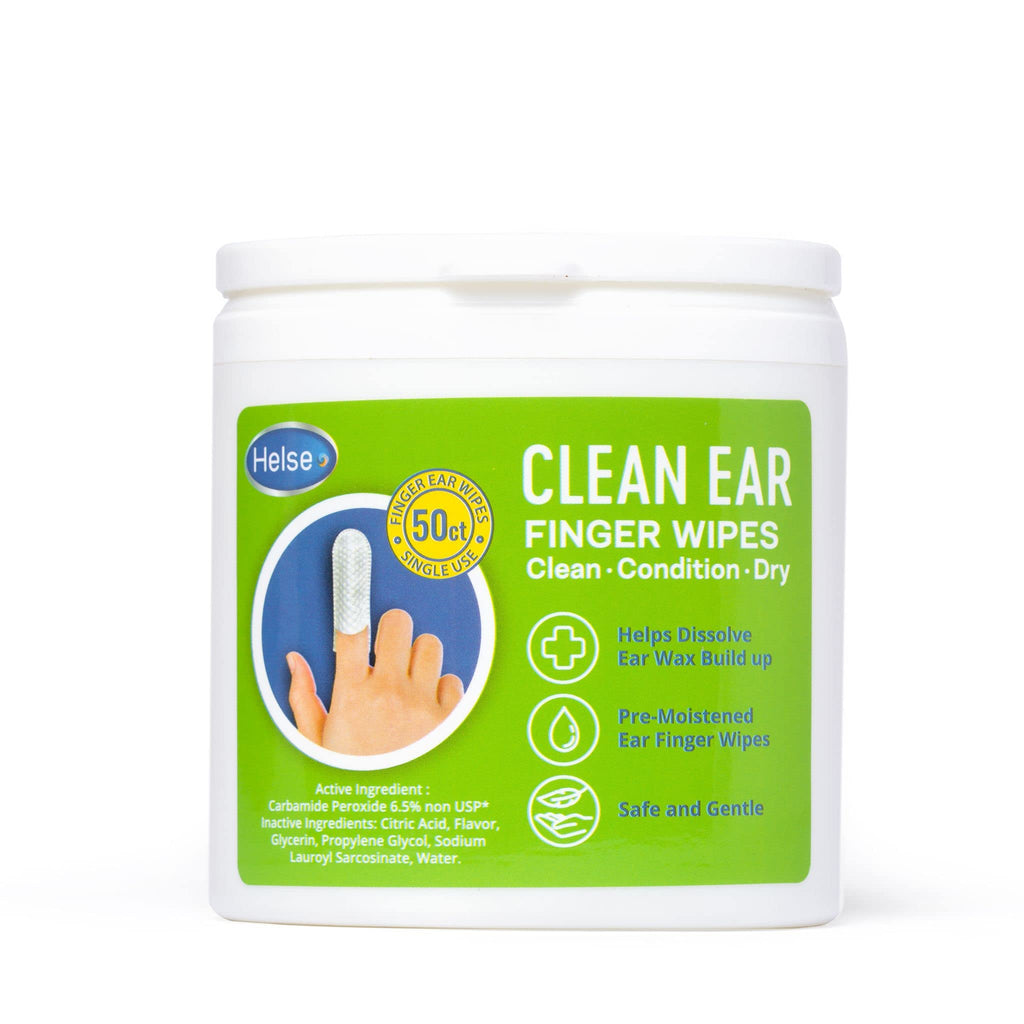 Helse Ear Cleaning Finger Glove | Human Ear Brush | Safely Remove Earwax, Sweat, Oil and Dirt Around, Behind and Inside Baby Ear