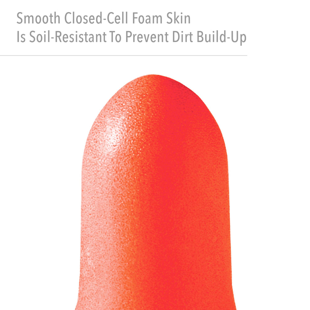 Honeywell Howard Leight by Maximum Corded Disposable Foam Earplugs, 100 Pairs, Orange
