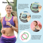 Neck Cooling Tube Ice Neck Cooler Ring Reusable Summer Cooler for Outdoor Indoor Activities Portable Design for Heat Relief & Sp