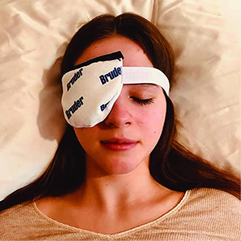 Bruder Moist Heat Eye Compress | Single Eye | Microwave Activated | Fast Acting and Effective Relief for Styes and Other Eye Irr