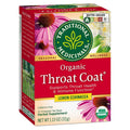 Traditional Medicinals Organic Lemon Echinacea Throat Coat Herbal Tea - 16 Tea Bags