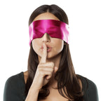 FRESHME Satin Sleeping Mask - Eye Mask for Sleeping Comfortable Adjustable Eye Blindfold Cover for Women Men Night Travel Nap Yo