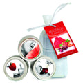 Earthly Body Edible Massage Candle, Threesome - 2 oz Watermelon, Cherry & Strawberry Flavors - 3-in-1 Formula Can Be Used as a C