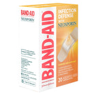 Band-Aid Brand Bandages with Neosporin Antibiotic Ointment, Assorted Sizes, 20 Count ( Pack Of 6 )