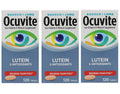 Bausch + Lomb Ocuvite Vitamin & Mineral Supplement Tablets With Lutein, 120 Count Bottle (Pack Of 3)