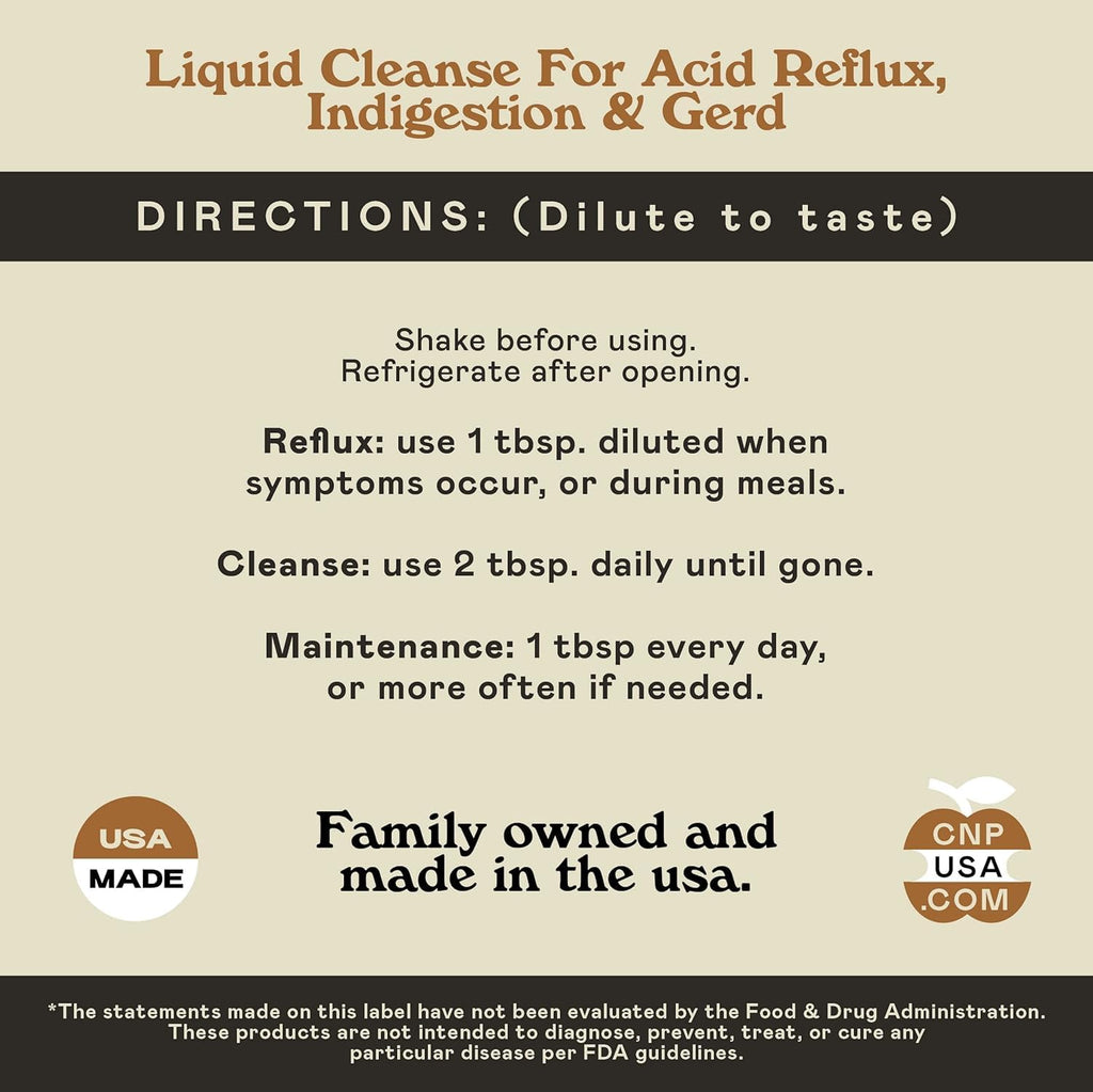 Acid Reflux Complete 16oz - Natural Organic Liquid Heartburn, GERD, & Amish Reflux Relief Remedy & Medicine