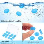 Frienda 36 Pairs Ear Plugs for Sleeping Reusable Moldable Silicone Gel Wax Earplugs Waterproof Earplugs Noise Cancelling Ear Plu
