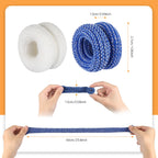 Nuanchu Tubular Bandage Finger Roll Cotton Finger Cots Elastic Thumb Gloves Dressings Fingertips Gauze Blue White Disposable Ban