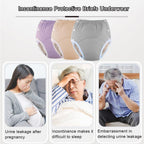 Generic Cotton Incontinence Pants for Adults, Waterproof Leakproof Panties, Adjustable Reusable Incontinence Underwears, 3 Pack,
