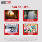 BleedStop First Aid Powder Strip for Blood Clotting, Trauma Kit, Blood Thinner Patients, Camping Safety, and Survival Equipment