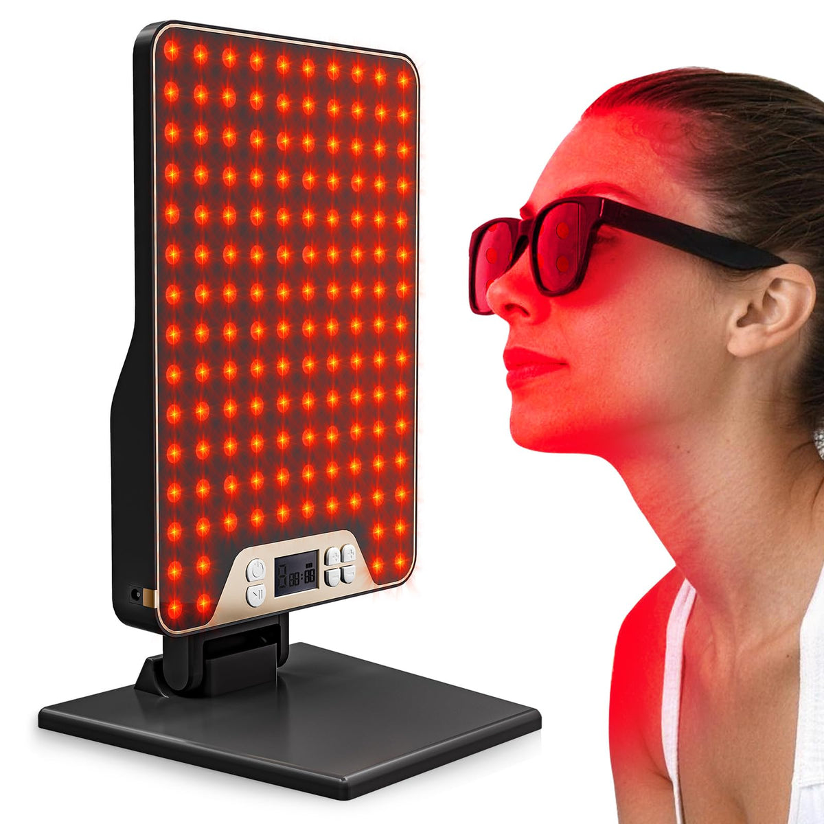 red Light Therapy Panel 630nm 660nm 850nm Combined Wavelengths
