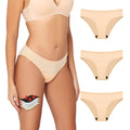 Battewa Leakproof Underwear for Women Low-Waist Bikini Light Incontinence Leak Protection, 20ml Absorbency Washable Reusable Hig