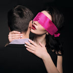 FRESHME Satin Sleep Mask - Lightweight Eye Mask for Sleeping Comfortable Adjustable Eye Blindfold Cover for Women Men Night Trav