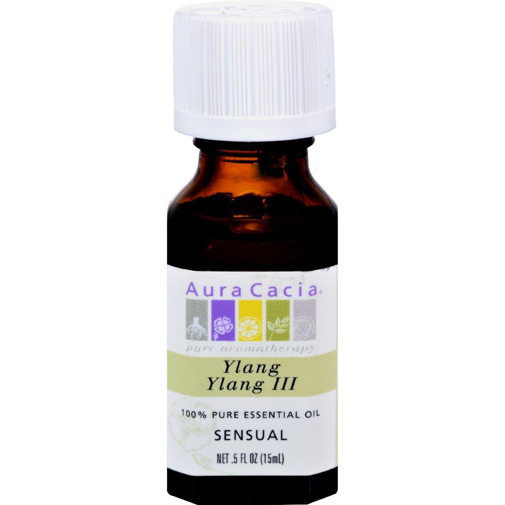 Aura Cacia Ylang Ylang Essential Oil, 0.5 FZ