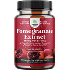 Advanced Antioxidant Superfood Pomegranate Supplement - Natural Pomegranate Extract Polyphenols Supplement for Heart Health and 
