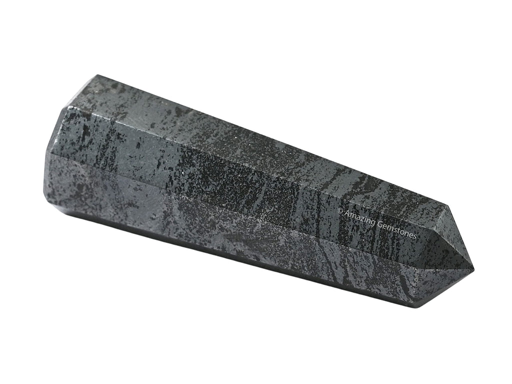 Amazing Gemstone Hematite Crystal Towers - Natural Healing Crystal Point Obelisk for Reiki Healing and Crystal Grid (2 Inch to 3