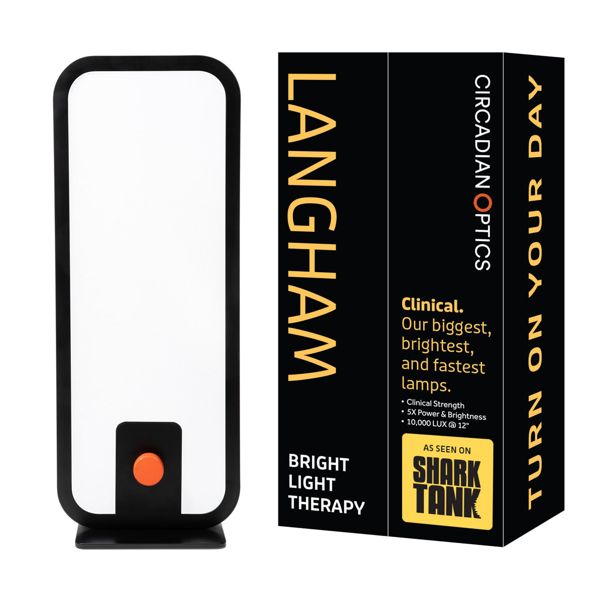 Circadian Optics Langham Clinical Light Therapy Lamp | 10,000 Lux at 12