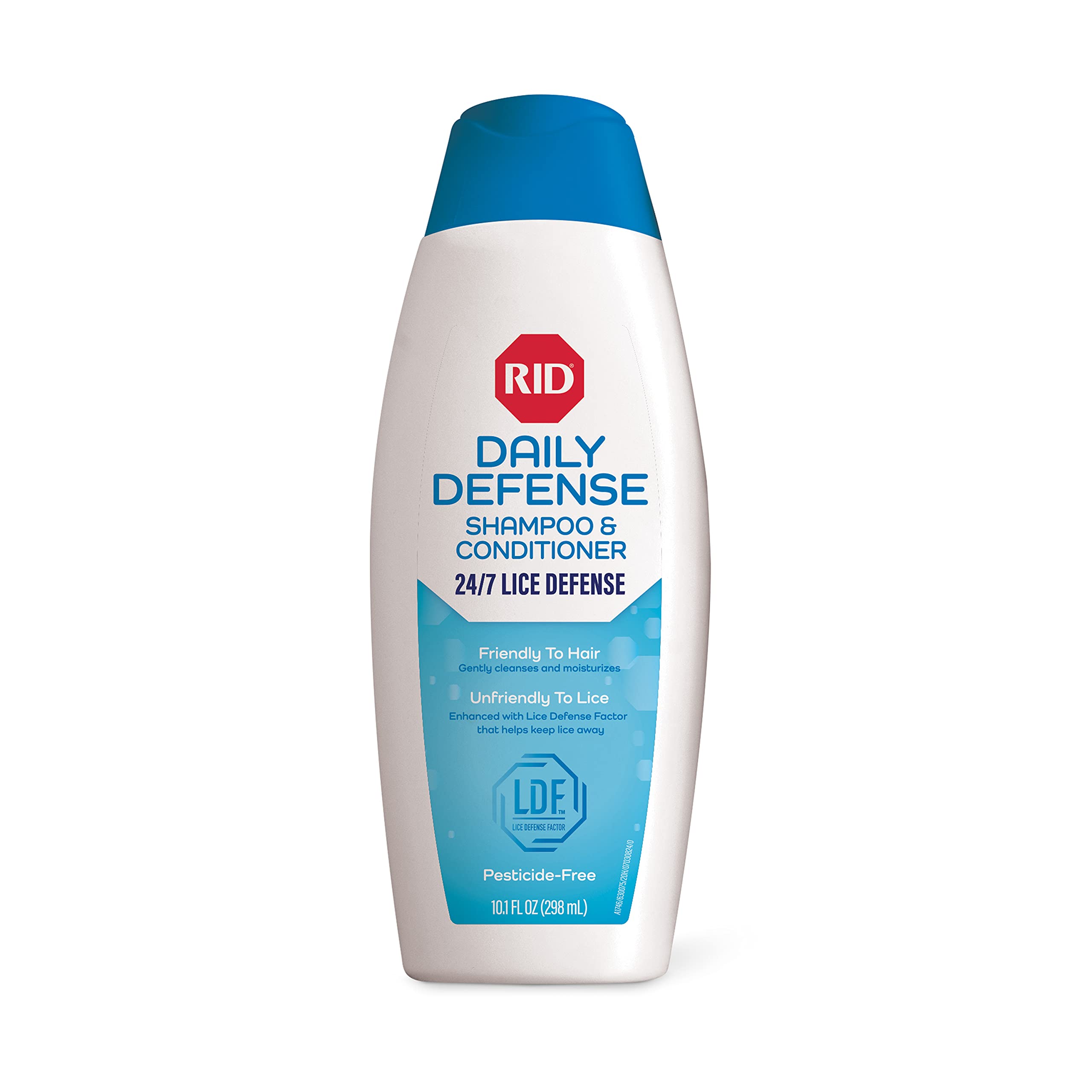 RID Daily Defense Lice Shampoo & Conditioner, Used Daily Provides 24/7 ...