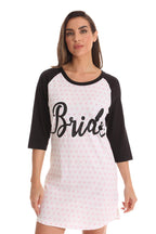 Just Love Bridal Party Sleep Shirt with Sleep Mask 6786-259-3X