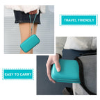 Supmay Hard Carrying Case Compatible with 2 EpiPen's or Auvi-Q, Epinephrine Pen, Medical Travel Case with Mesh Pockets for Asthm
