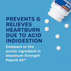 HealthCareAisle Famotidine 20 mg, 170 Tablets, Maximum Strength Acid Reducer, Prevents and Relieves Heartburn Due to Acid Indige