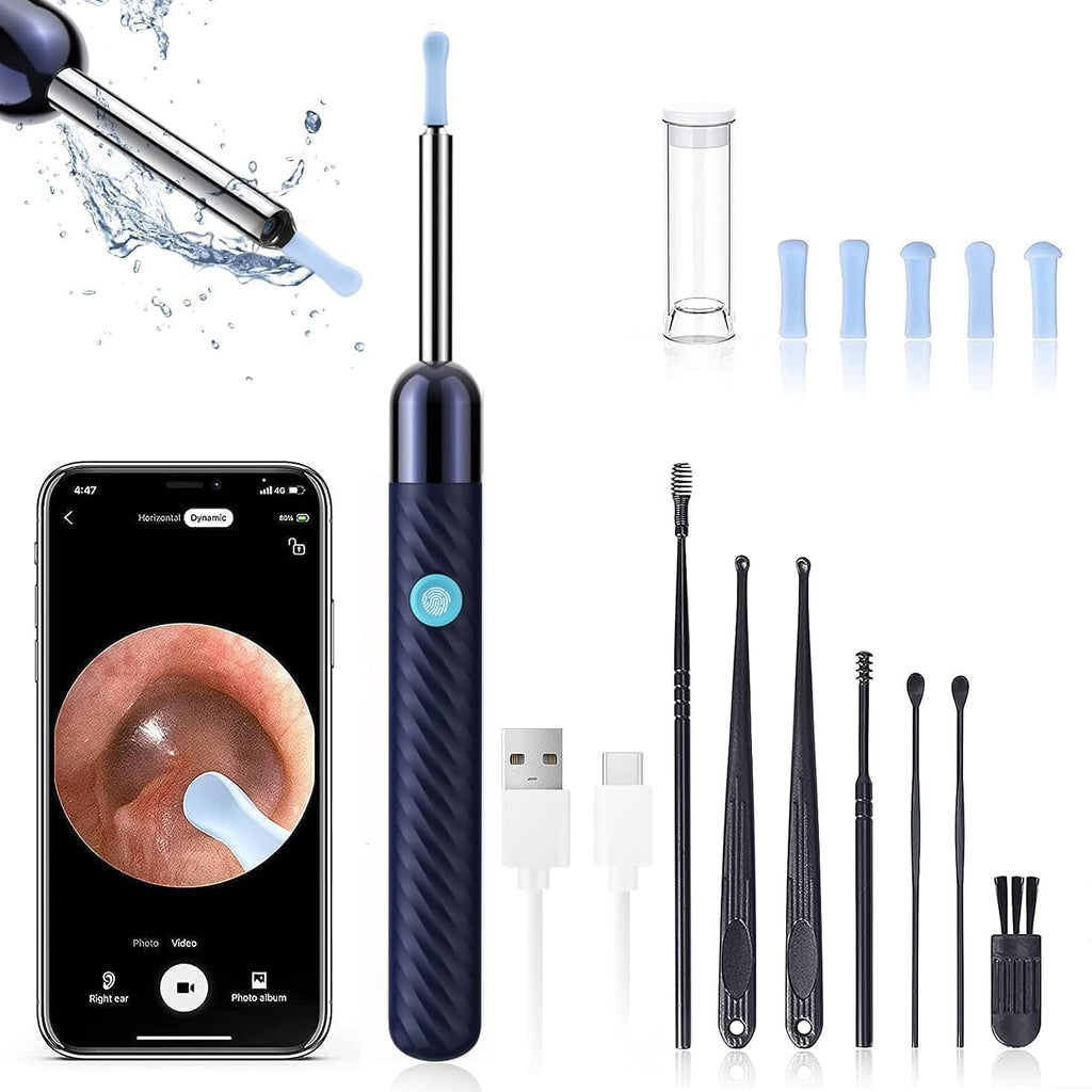 Ear Wax Removal - Earwax Remover Tool with 7 Pcs Ear Set - Ear Cleaner with Camera - Earwax Removal Kit with Light - Ear Camera 