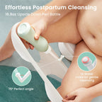 Grownsy Postpartum Essentials Recovery Kit for Labor & Delivery | Postpartum Kit for Women | Includes Upside Down Peri Bottle, P